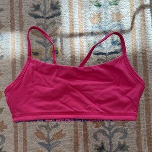BuffBunny Hot Pink reversible Sports Bra